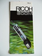 Publicité Appareil PHOTO RICOH RICOMATIC 600M. 1976. Dépliant 6 Pages 29,5x26 Cm. Printed Japon. TRES BON ETAT - Cameras
