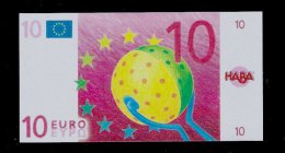 POLYMER School Money, 10 Euro,  Edukativ-Spielgeld, Money Scolaire, Training, Typ A, 84 X 45 Mm,  RRRRR, UNC, Cancelled - Other & Unclassified