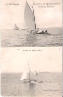 CPA- N°34 Cachet De ARZON- En Régate - Manœuvre Du Tangon Après Le Virage De La Bouée - Yacht Au Vent Arrière - Veleros
