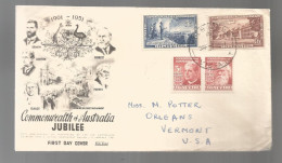 Australia Scott # 240 - 243 Complete FDC - Lettres & Documents