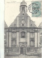 PAS DE CALAIS - 62 - SELECT 16 - SAINT POL SUR TERNOISE - Eglise Paroissiale - Portail - Petit Manque HG - Saint Pol Sur Ternoise