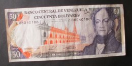 Venezuela 50 Bolivares 3 Novembre 1988 - Venezuela