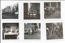 59 CAMBRAI  6  PHOTOS ALLEMANDES 1940  CHATEAU - Krieg, Militär