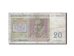 Billet, Belgique, 20 Francs, 1948-1950, 1956-04-03, KM:132b, B - Andere & Zonder Classificatie