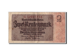 Billet, Allemagne, 2 Rentenmark, 1937, 1937-01-30, KM:174b, B+ - 2 Rentenmark