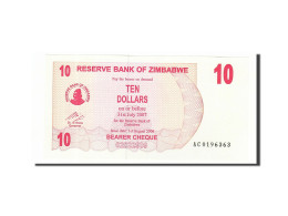 Billet, Zimbabwe, 10 Dollars, 2006-2008, 2006-08-01, KM:39, NEUF - Simbabwe