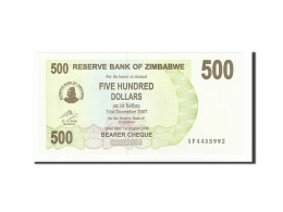 Billet, Zimbabwe, 500 Dollars, 2006-2008, 2006-08-01, KM:43, NEUF - Simbabwe