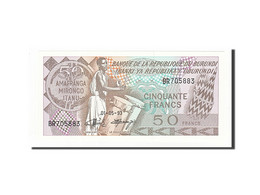 Billet, Burundi, 50 Francs, 1977-1993, 1993-05-01, KM:28c, NEUF - Burundi