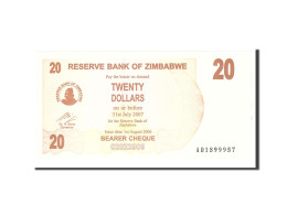 Billet, Zimbabwe, 20 Dollars, 2006, 2006-08-01, KM:40, NEUF - Zimbabwe