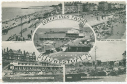 Greetings From Lowestoft, 1964 Multiview Postcard - Lowestoft