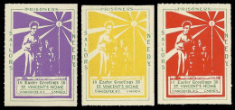 B27-29 CANADA Vancouver St Vincent´s Home 1938 Easter Seals MH - Local, Strike, Seals & Cinderellas