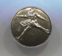 Figure Skating, Eiskunstlauf -  Vintage Pin  Badge - Patinaje Artístico