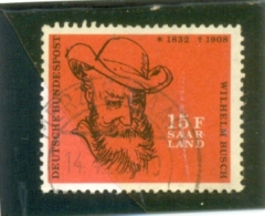 1958 SARRE Y & T N° 412 ( O ) W. Busch - Used Stamps