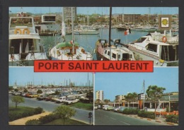 DF / 83 VAR / PORT SAINT LAURENT / CARTE MULTIVUES DONT LE PORT - Saint-Laurent-du-Var