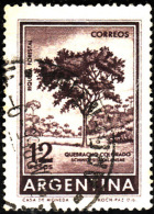 ARGENTINE 1962  -  YT 606b -   Quebracho    - Oblitéré - Used Stamps