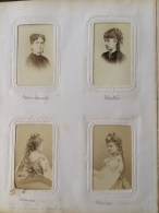 2 Photos CDV Vintage Albumen Carte De Visite, Disdéri, Hortense Schneider, Actrice - Alte (vor 1900)