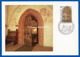FINLAND 1983  POST OFFICIAL MAXIMUM CARD No. 1  ARMOURY DOOR  FACIT STAMP 923 - Tarjetas – Máximo