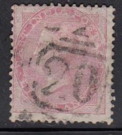 No 20 On Eight Annas, Cooper / Renouf Type 9, British East India Used 1865 Elepahant Wmk, Early Indian Cancellations - 1854 East India Company Administration