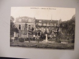 A382. CPA. 94. GENTILLY. Maison Du Sacré-Coeur.  Beau Plan . écrite  1921 - Gentilly