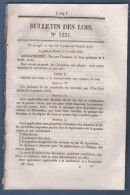 1845 BULLETIN DES LOIS - POLICE CHEMINS DE FER - TRAINS LILLE CALAIS DUNKERQUE CREIL ST QUENTIN FAMPOUX HAZEBROUCK - Décrets & Lois