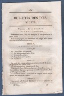 1845 BULLETIN DES LOIS - CONSEIL D'ETAT - RESTAURATION CATHEDRALE DE PARIS - SEUX SEVRES PONTS COULON ET LA GARETTE - Décrets & Lois