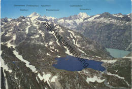 Grimselpass Mit Totensee - Grimselsee Und Oberaargletscher - AK Grossformat - Verlag Rud. Suter AG Oberrieden-Zürich - Oberried Am Brienzersee