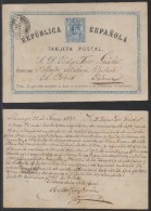 LLUCMAYOR - MALLORCA - BALEARES - ESPAGNE - ESPANA / 1875 ENTIER POSTAL POUR PALMA (ref 5827) - Cartas & Documentos