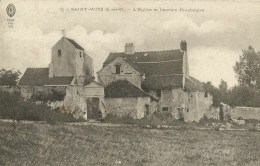 Saint-Witz  (95.Val D´Oise ) L'Eglise Et L'ancien Presbytère - Saint-Witz