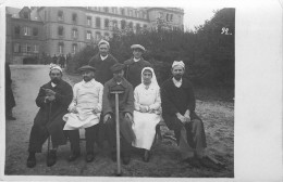 Moulins : Hopital Temporaire Carte Photo Pensionnat Bellevue - Moulins