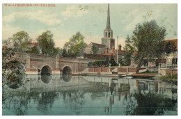 (131) Very Old Postcrd - UK - Wallingford Bridge And Church - Autres & Non Classés