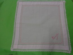 Mouchoir MONOGRAMME LEONIE - Handkerchiefs