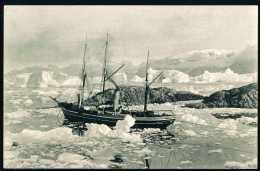Beleg 19o9, Dampfer "Hans Egede" Im Eis, Umanak/Grönland 17.VIII.19o9, Original-Fotokarte Dr.Arnold Heim. - Autres & Non Classés