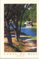 Canal Du Midi Au Fil De L´eau Près De Sallele D´Aude En Bateau(ed Klivade) - Salleles D'Aude