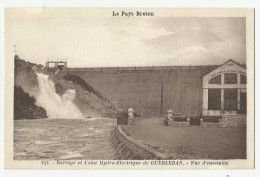 22  Barrage Et Usine Hydro-éléctrique,de GUERLEDAN -Vue D'ensemble                Fc30 - Gouarec