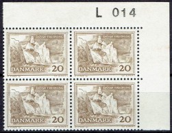 DENMARK  # FROM 1962  BLOCK  OF 4 :  L 014** - Ungebraucht