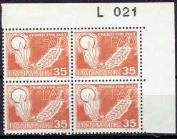 DENMARK  # FROM 1963  BLOCK  OF 4 :  L 021** - Nuevos