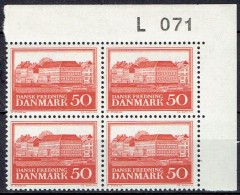 DENMARK  # FROM 1966  BLOCK  OF 4 :  L 071** - Nuevos