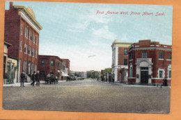 Prince Albert Sask First Ave W 1905 Postcard - Andere & Zonder Classificatie