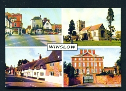 ENGLAND  -  Winslow  Multi View  Used Postcard As Scans - Buckinghamshire