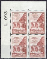 DENMARK  # FROM 1962  BLOCK  OF 4 :  L 093** - Ungebraucht