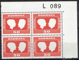 DENMARK  # FROM 1967  BLOCK  OF 4 :  L 089** - Ungebraucht