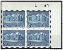 DENMARK  # FROM 1969  BLOCK  OF 4 :  L 131** - Ungebraucht