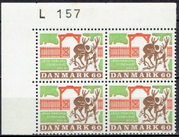 DENMARK  # FROM 1970  BLOCK  OF 4 :  L 157** - Ungebraucht