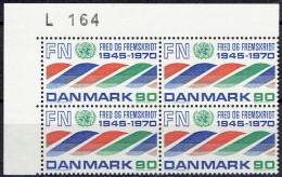 DENMARK  # FROM 1970  BLOCK  OF 4 :  L 164** - Ungebraucht