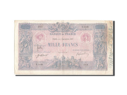 Billet, France, 1000 Francs, 1 000 F 1889-1926 ''Bleu Et Rose'', 1917 - 1 000 F 1889-1926 ''Bleu Et Rose''