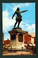 ENGLAND  -  Aylesbury  Statue Of John Hampden  Used Postcard As Scans (creased At Foot) - Buckinghamshire