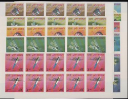 AJMAN 1968 Space IMPERF.10-BLOCKS:10 ( 100 Stamps)   [non Dentelé,Geschnitten] - North  America