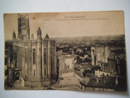 Vue Générale De La Cathédrale Ste Cécile , Animation , 1935 - Albias