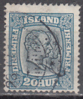 Iceland     Scott No.  107    Used      Year  1915     Wmk 114 - Ongebruikt