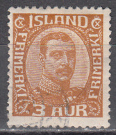 Iceland     Scott No.  109    Used      Year  1920 - Unused Stamps